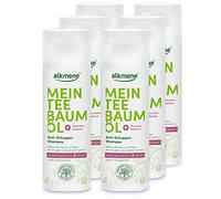 alkmene Tea Tree Oil Anti Dandruff Shampoo - Riduce la forfora in sole due settimane - shampoo vegano per capelli senza siliconi, parabeni, oli minerali - shampoo antiforfora (1x 200 ml)