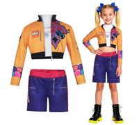 ALKNOT Hunters Rumi Anime Costume Cosplay | Hunter Cosplay Top e Shorts uniforme | Costumes Character Fancy Dress Up Adult Uniform Outfit Full Set Halloween Carnival Party (120 cm)