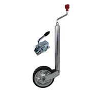 ALKO 1222437 - Ruota di Sostegno Originale Ø 48, 300 kg, Protezione Antiscivolo per rimorchi, roulotte, roulotte, Caravan, Campeggio