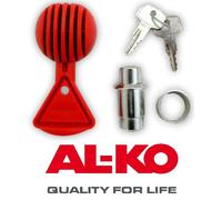 KIT LUCCHETTO ANTIFURTO PER GIUNTO ALKO AK 351 - PER RIMORCHIO E CARRELLI