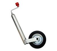 Alko Ruota Cerchi Acciaio 150kg Carico Verticale 48mm Ø Deichselrad di Prua