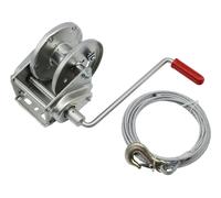 Alko Verricello Tipo 900 Compatto Rimorchio Argano a Mano Con Cavo + Gancio