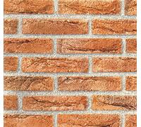 Alkor 3800048 Pellicola Adesiva per Mobili, Effetto Mattone Rosso, 45 cm x 2 m