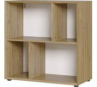 Alkove Marchio Amazon Scaffale asimmetrico Milton in finto rovere Grandson da montare in verticale o da appendere, 80 x 82 x 41 cm (larghezza x altezza x profondità)