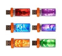 Alksubbm 6Pcs Halloween Party Lights con tema classico, stile ordinario | L'alimentazione USB supporta il posizionamento flessibile intorno alla decorazione della stanza e alle impostazioni di