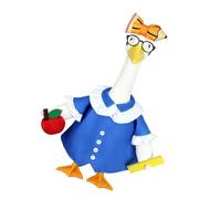 Alksubbm Abito da portico a tema scuola, righello 1 mela | Set di abbigliamento decorativo per interni da 58,4 cm, ideale per decorare lo spazio