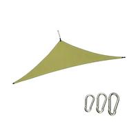 Alksubbm Block Silver - Copertura in poliestere, 4 metri quadrati, con 3 | Per giardino e spiaggia, copertura antipioggia in poliestere 210D rivestita in argento con 3 clip, 4 metri quadrati