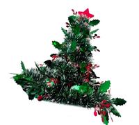 Alksubbm Cappello di Natale Photo Booth | Copricapo ispirato all'albero, elastico condiviso per feste di gruppo