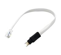 Alksubbm Cavo sonda di programmazione con 3 perni di allineamento per il | Spina RJ12 e cavo piatto flessibile, connessione manuale con sonda a molla, flussi di lavoro di sviluppo e riparazione di