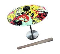 Alksubbm Crash Cymbals - Tamburo per auto, universale, con clip per la ventilazione dell'aria, piccolo tamburo per auto