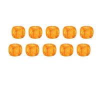 Alksubbm Cubi da gioco, confezione da 10 pezzi, 16 mm, B | Volti non stampati, look glitterato per conteggio in classe, regole, progetti hobby