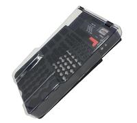 Alksubbm Custodia nera per batteria con 93 slot coperchio trasparente e opzione di montaggio laterale per un'organizzazione efficiente del riciclaggio delle batterie