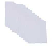 Alksubbm Divisore per carte separatore | Set di 10 organizer in polipropilene, 10,5 x 7,2 cm, divisori per carte, guida superiore rialzata