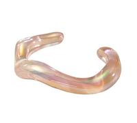 Alksubbm Elegante acrilico geometrico con finitura leggera confortevole versatile accessorio acrilico geometrico, Misura unica, come descritto