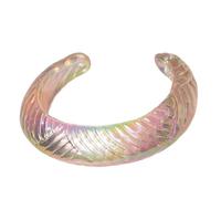 Alksubbm Elegante acrilico geometrico con finitura leggera confortevole versatile accessorio acrilico geometrico, Misura unica, come descritto