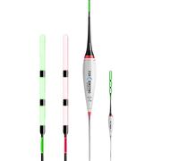 Alksubbm Galleggiante elettronico da pesca con luce LED luminosa | Galleggiante di ricambio con galleggiamento stabile per rilevare morsi accurati