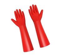 Alksubbm Guanti protettivi con polsino esteso, impermeabili, isolati, antiscivolo, adatti per giardinaggio, manipolazione dei pesci, attività invernali, guanti da lavoro