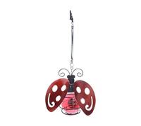 Alksubbm Lampada solare a tema animale, facile installazione, RedBeetle | Funzione di accensione e spegnimento automatico, spaziatura di 5 mm, 6 lampadine a LED, da 4 a 8 ore di lavoro per recinto