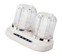 Alksubbm Lavatrice a doppio secchio, capacità 2 l, dispositivo di lavaggio separato simultaneo, perfetto per delicati e indumenti intimi, lavatrice portatile