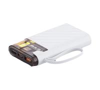 Alksubbm Power Sources Box 18650 Porta Batteria 3Slot, Custodia di Ricarica USB con Alta Efficienza di Ricarica Display Digitale Schermo PowerBank