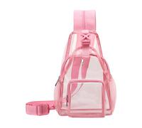Alksubbm Pratica borsa a tracolla trasparente, A, Taglia unica | , Leggero ed elegante per le avventure, zaino a tracolla in PVC soddisfa i requisiti dello stadio