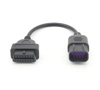 Alksubbm Speed II - Cavo adattatore diagnostico, lunghezza 20 cm | Cavo connettore ad alta compatibilità con dati in tempo reale per veicoli di estensione General II