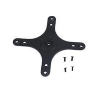 Alksubbm Staffa per treppiede per modelli da 75/100 mm | Piastra adattatore in alluminio, centro filettato da 1/4", collegamento braccio piccolo schermo, aggiornamento di montaggio