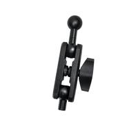 Alksubbm Supporto per telefono con testa a sfera da 17 mm, vite femmina 17 | Corpo in lega di alluminio nero, due giunti girevoli, cambi di posizione per componenti e accessori per montaggio fotocamera