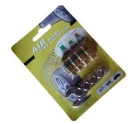 Alksubbm Valvole di pressione dei pneumatici a prova di perdite Rilevamento tappi con display digitale indicatori indicatori avvisi per monitoraggio auto accessori auto