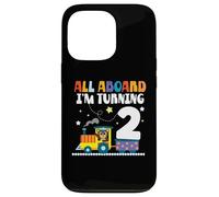 All Aboard Im Turning 2 2 Compleanno 2 anni 2 anni Custodia per iPhone 13 Pro