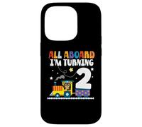 All Aboard Im Turning 2 2 Compleanno 2 anni 2 anni Custodia per iPhone 14 Pro