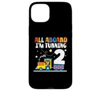 All Aboard Im Turning 2 2 Compleanno 2 anni 2 anni Custodia per iPhone 15 Plus