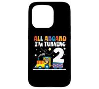 All Aboard Im Turning 2 2 Compleanno 2 anni 2 anni Custodia per iPhone 15 Pro