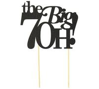 All About Details Decorazione per torta nera The Big 7OH!