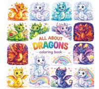 ALL ABOUT DRAGONS: Coloring Book