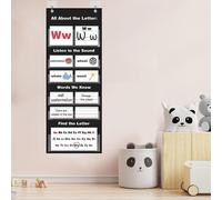 All About Letters Take Chart Chart Children Attività di apprendimento Bag di