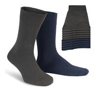 ALL ABOUT SOCKS Calze uomo 39-42 grigio azzurro (10 paia) taglia 39 40 41 41 42 calze cotone calze blu notte uomo calze grigio antracite calze azzurre calza corta