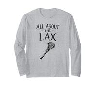 all About The LAX Regalo di Gioco Lacrosse Player LAX Maglia a Manica