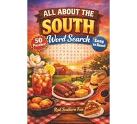 All About the South Word Search Puzzle Book: Word Searches with Easy-to-Read Print about Southern Food, Culture, Traditions and More | 6x9 inches: Word Find Puzzle Book