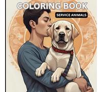 ALL ABOUT TRAINING A GUIDE DOG: Color the wonderful pages to learn how a service dog named Timo helps his owner Sam to navigate each day.