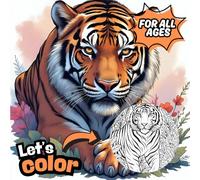 All Ages Coloring Book: Stress-relieving Animal Inspired Patterns, Exotic Animal Coloring Book: Color Your Stress Away