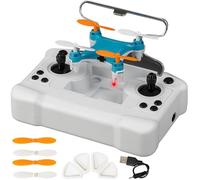 All-Ages Mini Drone with Easy Stunt Flights & 360° Tricks, Mini Drone Stunt Flyer with One-touch Takeoff & LED Light & Propeller Protection, Perfect Beginner-Friendly Flyer