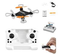 All-Ages Mini Drone with Easy Stunt Flights & 360° Tricks - Perfect Beginner-Friendly Flyer,360°flips,Mini Drone with LED & Altitude Hold & Propeller Protection For Boys And Girls (Black)