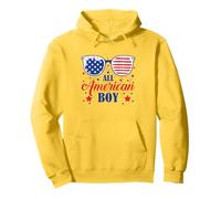 All American Boy 4 luglio Ragazzi Patriottici Adolescenti Bambini Felpa con Cappuccio