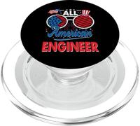 All American Engineer American Flag Sunglasses 4th Of July PopSockets PopGrip per MagSafe