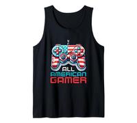 All American Gamer Videogioco 4 luglio Uomini Donne Bambini Canotta