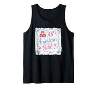 All American Girl Cherry Stars Pride Canotta