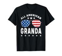 All American Granda 4th Of July Occhiali Da Sole E Stelle Maglietta
