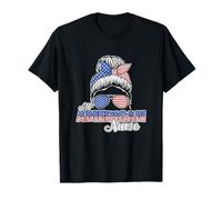 All American Nurse Girl 4 luglio Giorno dell'indipendenza Maglietta