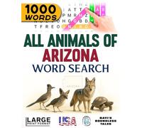 All Animals of Arizona - Word Search: Large Print